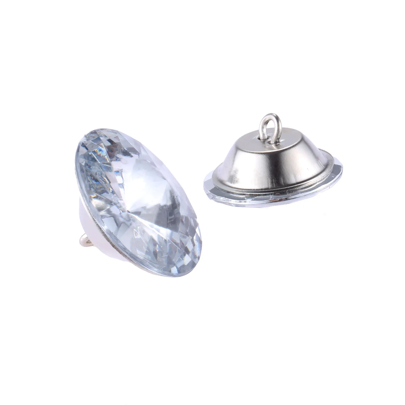 10 шт. Кристалл Rhinestone акриловый, со стразами пуговицы для обивки с фокусным расстоянием 25 мм/30 мм обивка для дивана стенка изголовья Декор швейная фурнитура