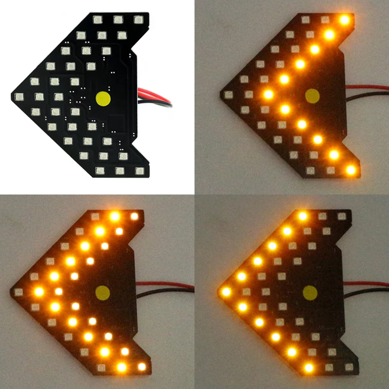 YCCPAUTO 2 шт. 33SMD Струящееся зеркало заднего вида светильник с поворотным сигналом