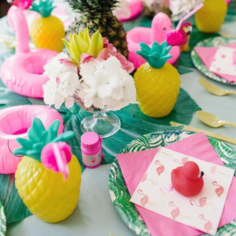 

Pineapple Drink Cups Coconut Cups Luau Party Decorations Pineapple Cups Straws Hawaii Bachelorette Birthday Aloha Party Supplies