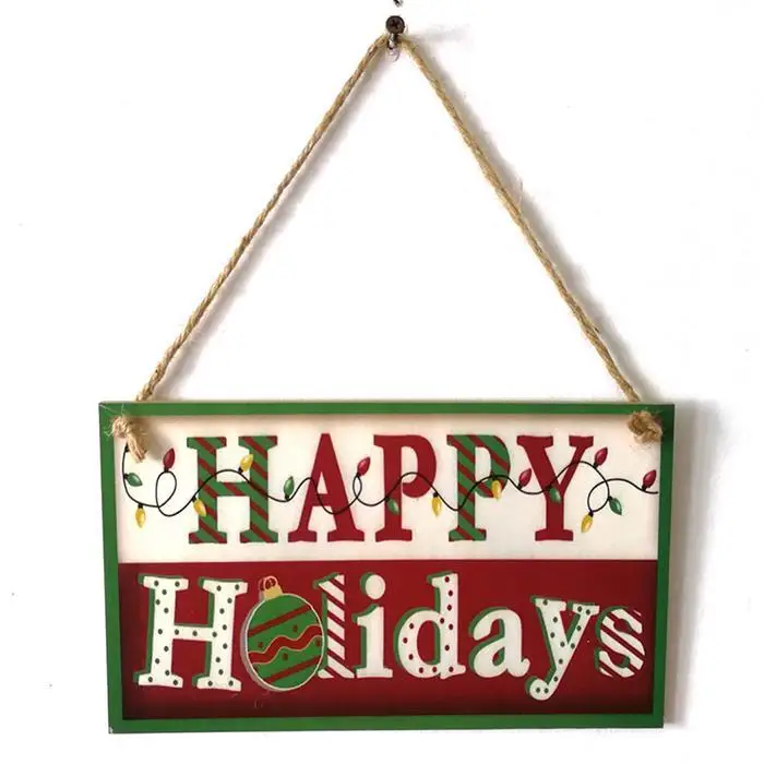 Подвесная деревянная подвеска для Хэллоуина украшения дверей на стену