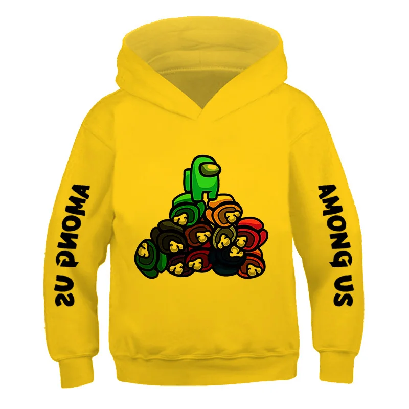 

Funny Game Among Us Hoodie For Kids Boys Warm Long Sleeve Hooded Hip Hop Sweatshirts Fashion Children's Hoodies Street Style