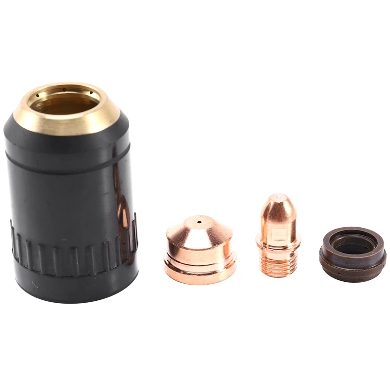 

A141 Plasma Torch Consumables Kit 4Pcs Cutting Electrode Nozzle Tip Shield PR0101 PD0101 PC0101 PE0101 CV0011