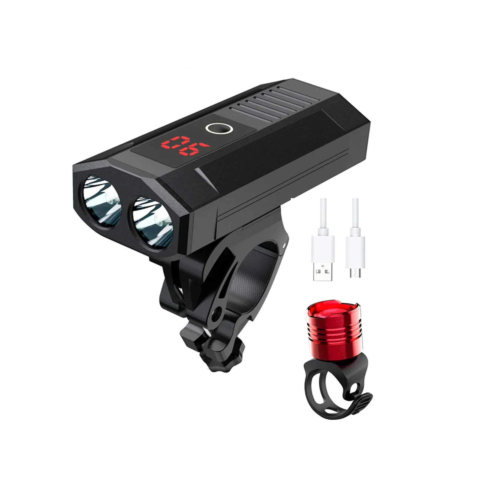 

Светодиодный велосипедный фонарь с аккумулятором на 5200 мА · ч и зарядкой от USB