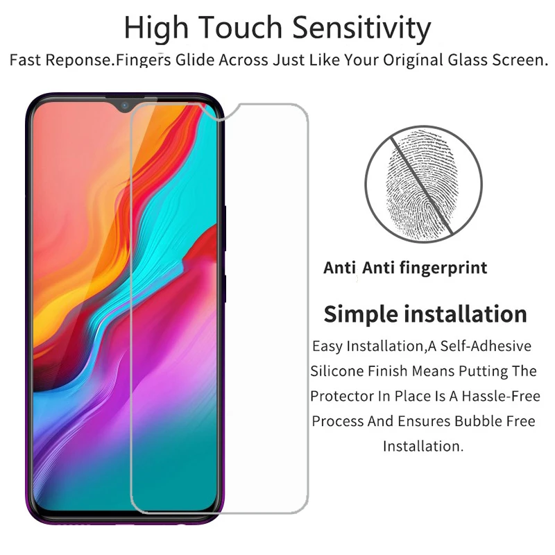 Для Infinix smart 2 HD Pro закаленное стекло для Hot 6x S3 S3X 6 Защитная пленка экрана 5