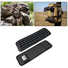 1Pair Breathable Non-Slip Shoulder Strap Pads Backpack Air Cushion Pad Curved Detachable for Seat Belts Protect Camera Bags