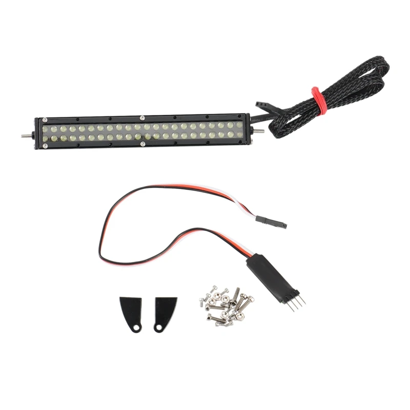 

High Performance Metal 44 LED Roof Lamp Light Bar for 1/10 RC Crawler Axial SCX10 D90 TAMIYA CC01 Traxxas TRX-4 Trx4