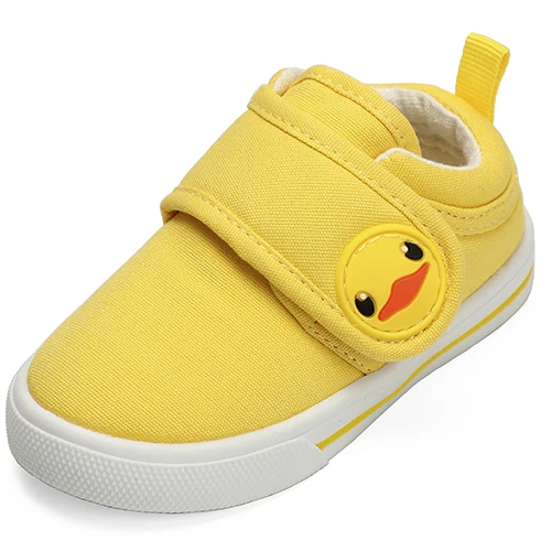 Yellow Duck DRIPDROP Детские кроссовки | Повседневная обувь для детей | Обувь на липучке | Кроссовки для детей | Удобные кроссовки для мальчиков и девочек| Обувь на год | Обувь до года | Кеды детские | Обувь для малышей - Цвет: Yellow Duck