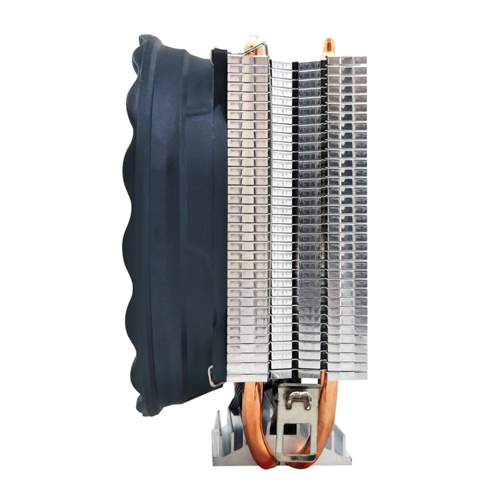 

SNOWMAN 3pin/4pin PWM RGB CPU Cooler 2 Heat Pipes 120mm PC CPU Cooling Fan for Intel LGA 2011 775 1150 AMD AM4 AM3