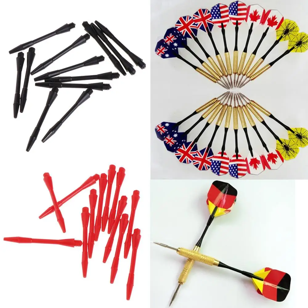 12 шт. пластиковые нейлоновые винты Дротика стержни короткие s Stems Замена 5