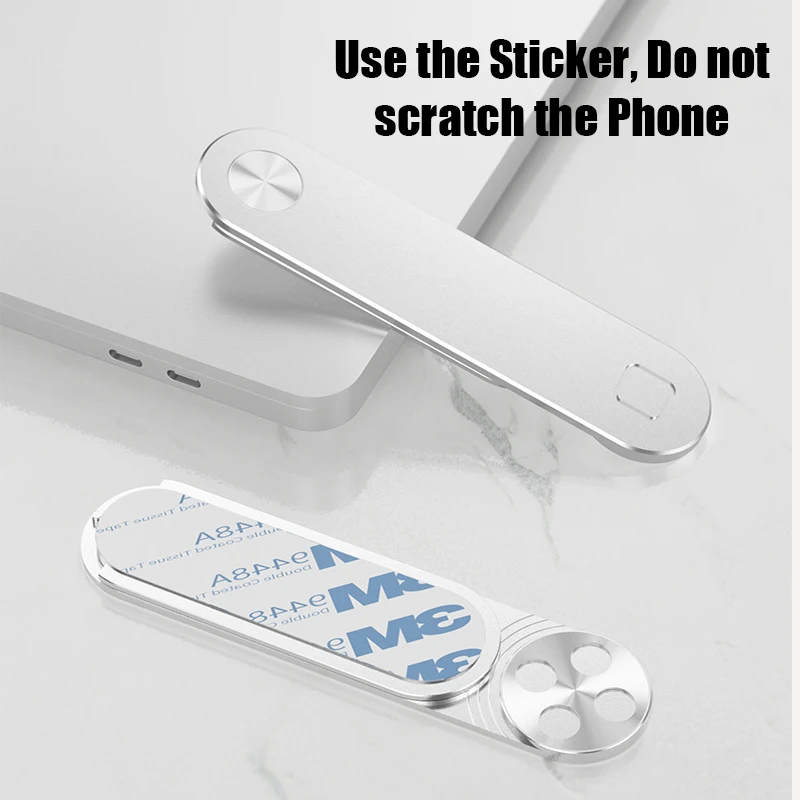 

Aluminum Alloy Adjustable Laptop Extension Stand For Macbook Dual Monitor Display Clip Metal Phone Stand Screen Support Holder