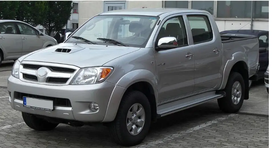 2 шт. накладки на переднюю фару для Toyota Hilux Vigo 2007 2008 2009 2010 2011 | Автомобили и