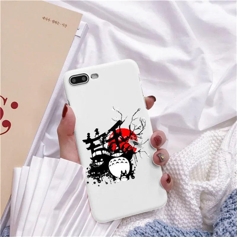 Мягкий ТПУ чехол для телефона Bonito Totoro Ghibli Miyazaki аниме Viagem de Chihiro Kaonashi iPhone 7 8 Plus 6 5 Max 4