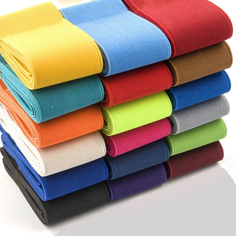 1 м/рулон 5 см широкая эластичная резинка уплотненный мягкий пояс резиновая лента