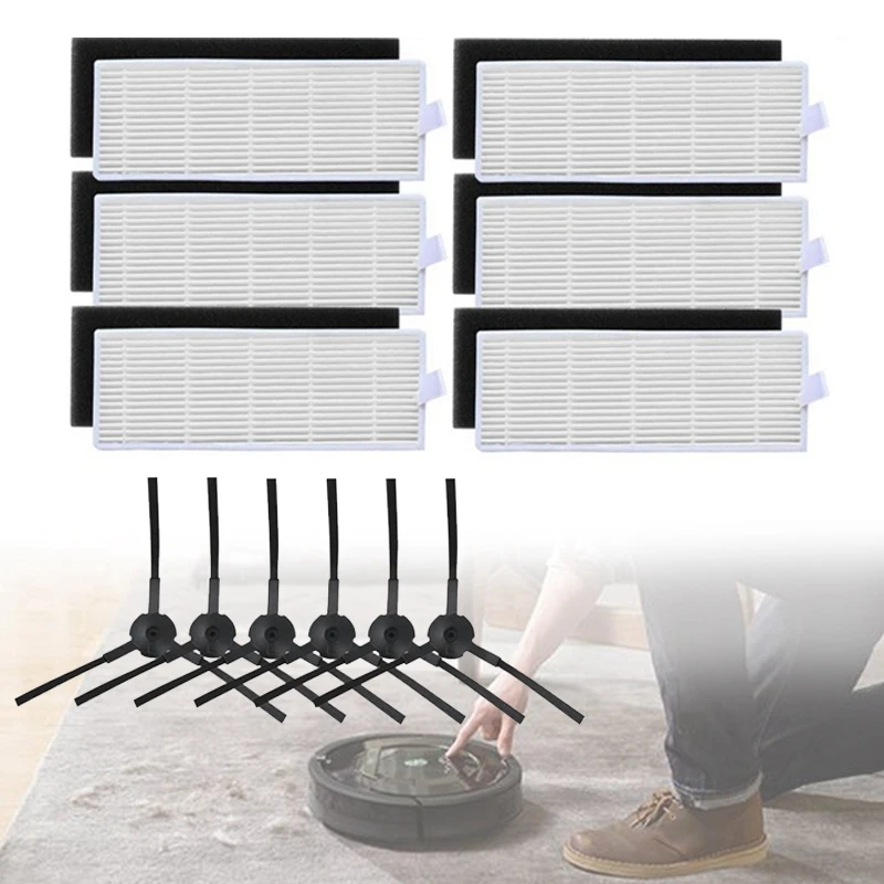 

Комплект сменных фильтров и боковых щеток для робота-пылесоса ILIFE A6 A4 A4s