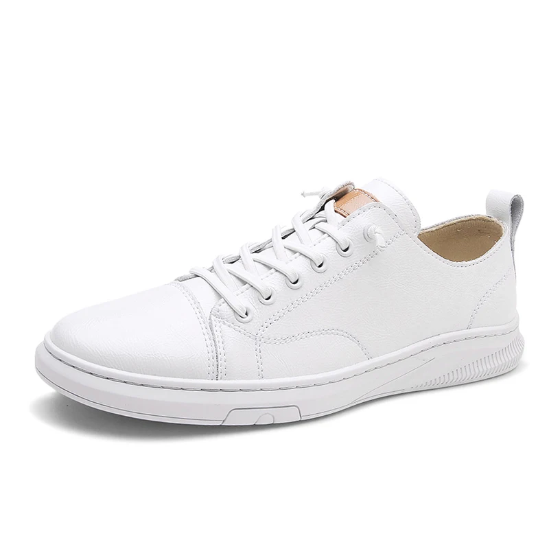 Туфли мужские из натуральной кожи дышащие удобные на шнуровке Повседневная