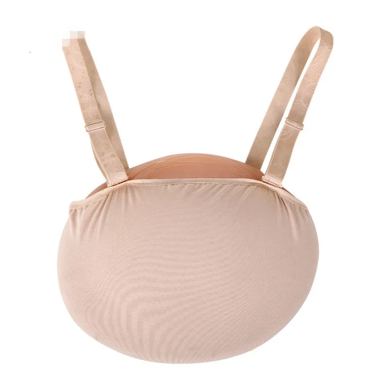 Soft Silicone Belly Cloth Bag Woman Pregnant Bump 1000g 2-3 Months Synthetic Leather  Belly  Belly Fat