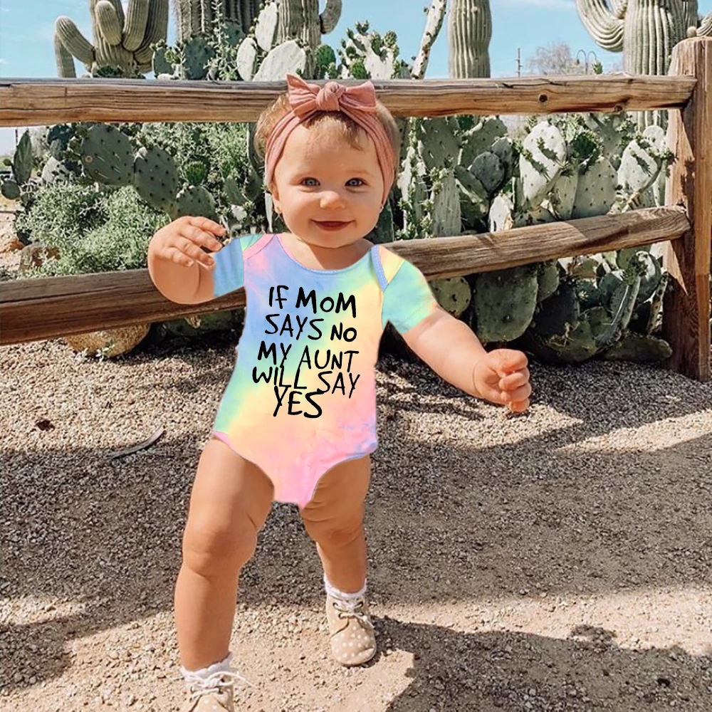 Если мама скажет нет моя тетя да детский летний комбинезон с цветочным рисунком