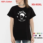 Хлопковая футболка унисекс BLINGPAW, с буквенным принтом и минималистичным изображением Маленького принца