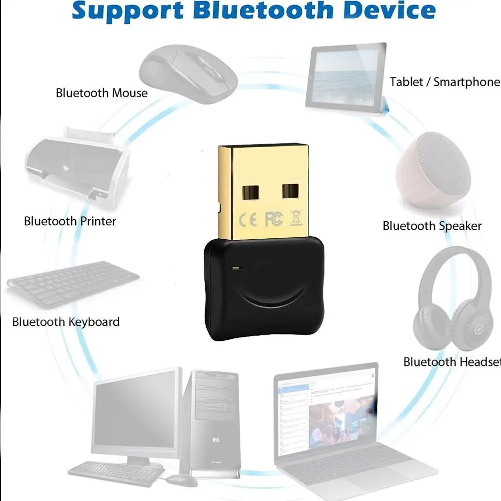 5 0 Bluetooth адаптер USB передатчик приемник беспроводной ключ для наушников аудио ПК