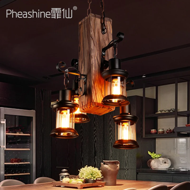 Люстра в стиле индастриал для Интернет кафе креативная индивидуальная лампа из