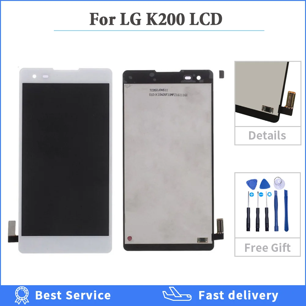 5.0&quot FOR LG K6 X Style K200 K200DS K200F F740 LS676 LCD Display Touch Screen Digitizer Assembly Replace lcd with frame + tools |