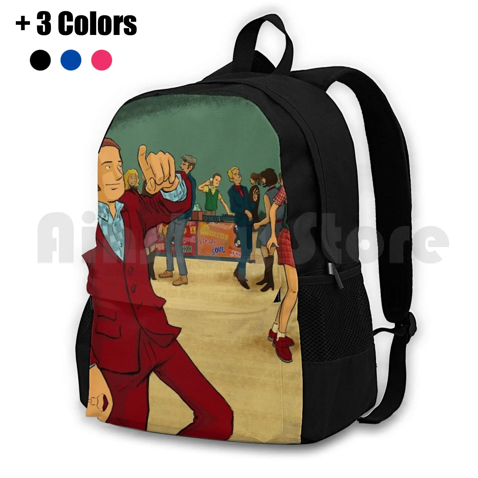 

Kings &Amp ; Queens Outdoor Hiking Backpack Riding Climbing Sports Bag Reggae Ska Skinhead Smart Spirit Of 69 Dance Dance Floor