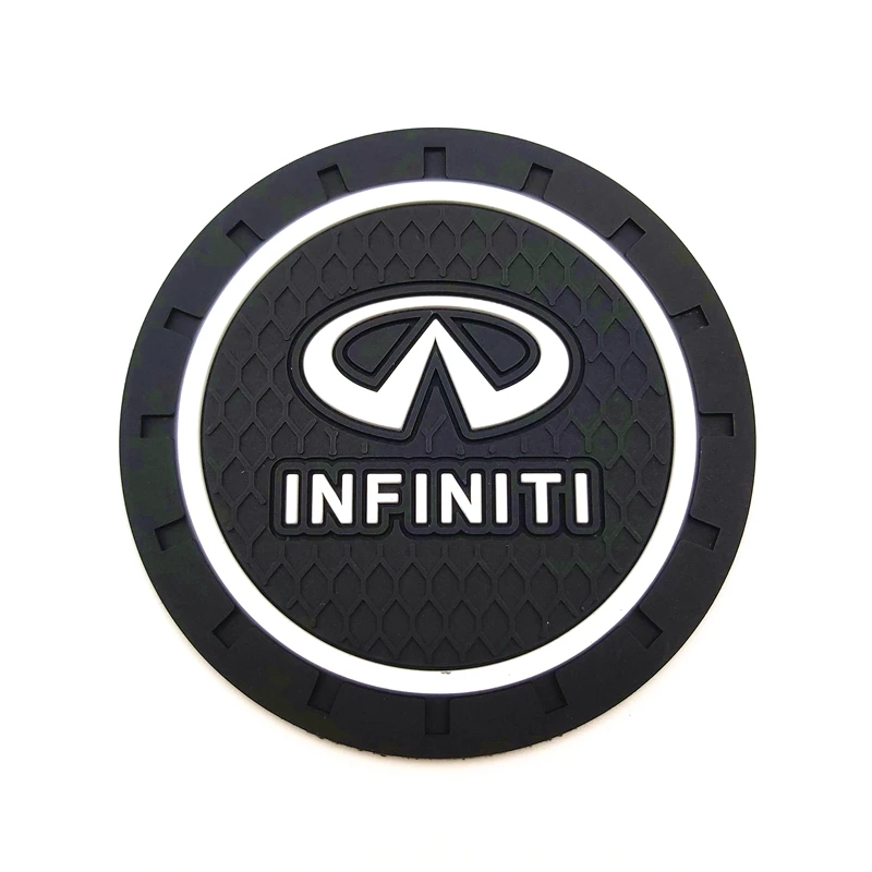 

2PCS Car Water Cup Bottle Holder Anti-slip Pad Mat for Infiniti FX35 Q50 Q30 ESQ QX50 QX60 QX70 EX JX35 G35 G37 EX3 Car Styling