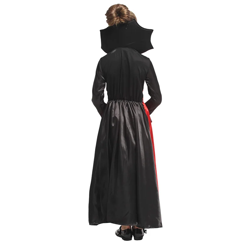 Костюм вампира для девочек на Хэллоуин костюм сцены ведьмы маленькая принцесса