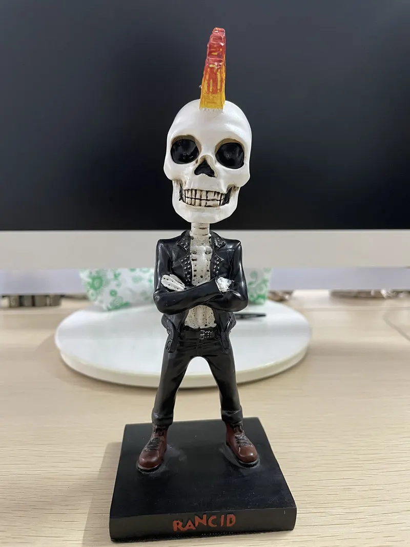 ВИП полимерная Ремесленная Корона Череп Мужская фигурка крутая кожа тряска