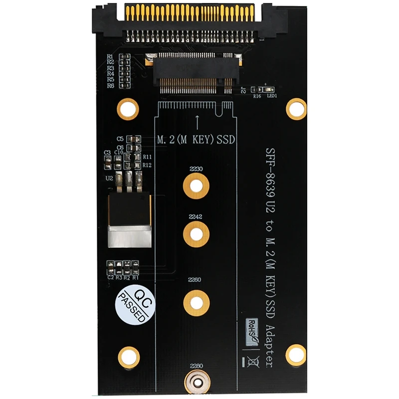Обновленная версия M.2 NGFF NVME ключ M SSD для SFF 8639 U.2 адаптер с поддержкой радиатора