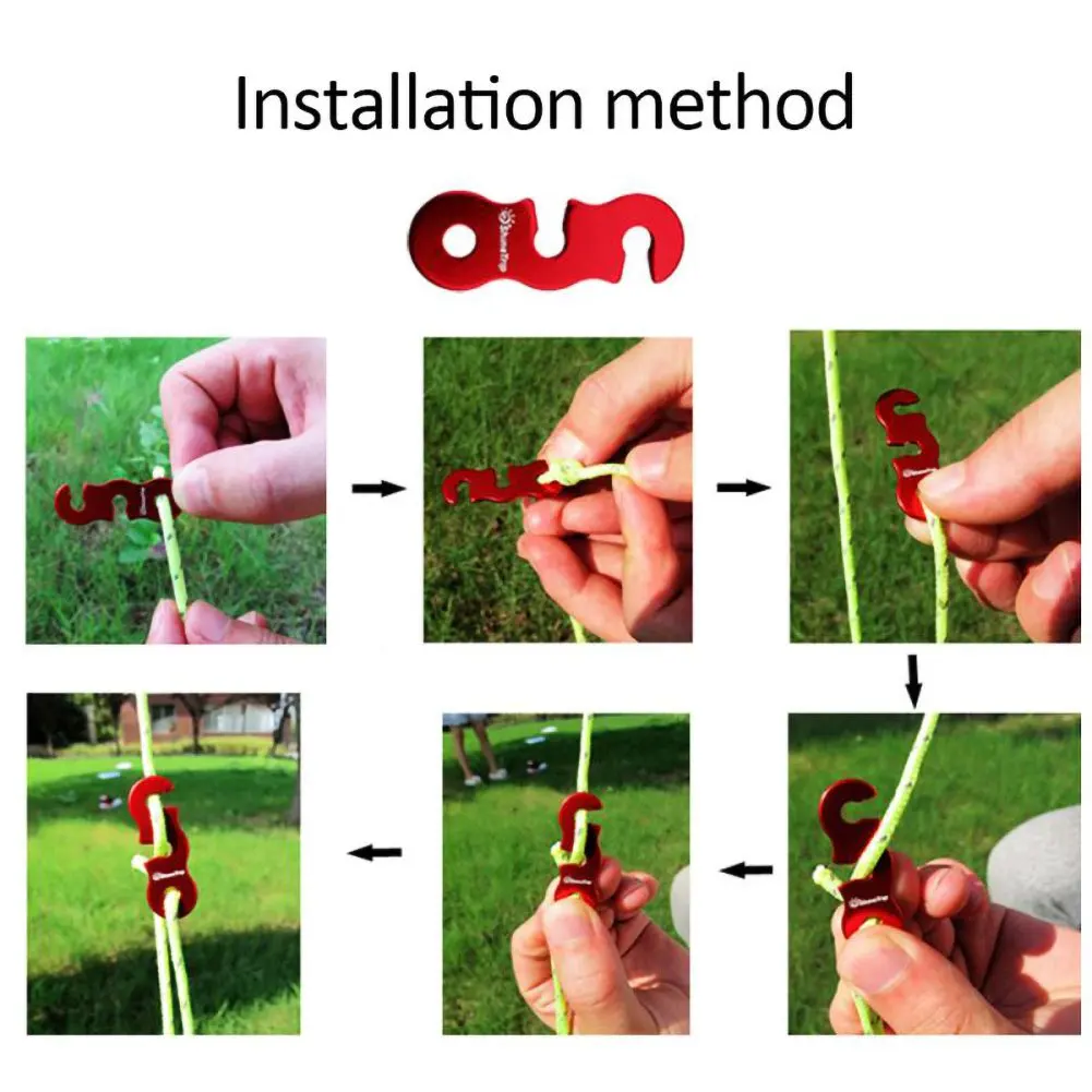 Balight 4 шт. палатка веревка принадлежности для палаток многофункциональный