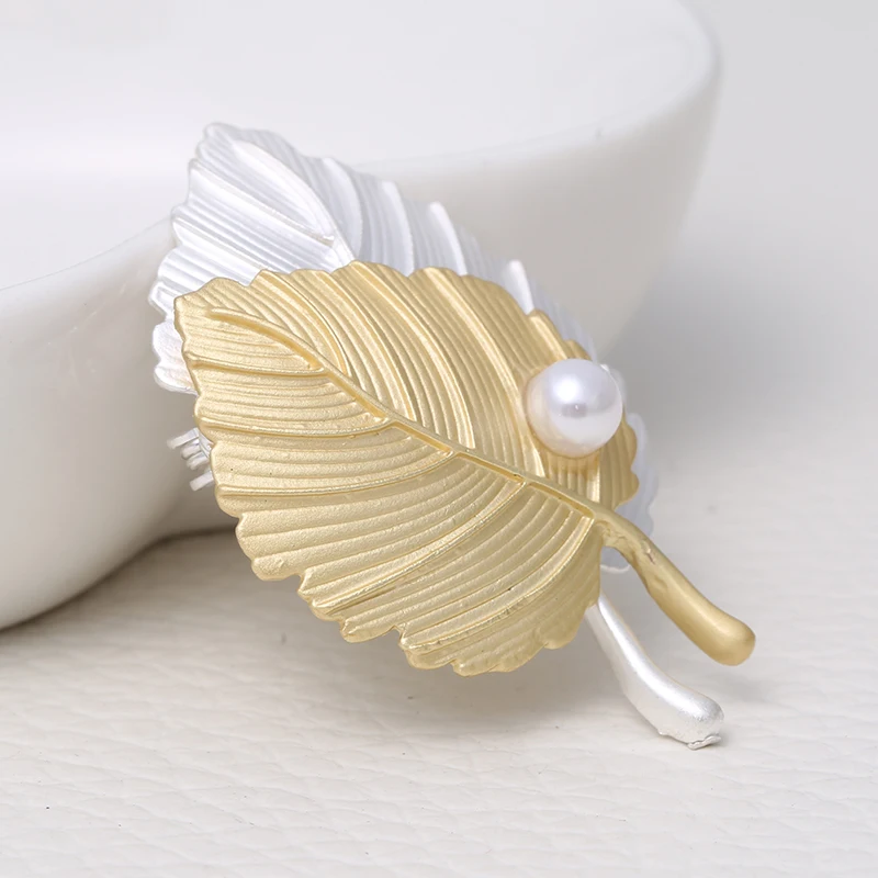 Новые модные аксессуары брошь темпераментные ювелирные изделия двойная