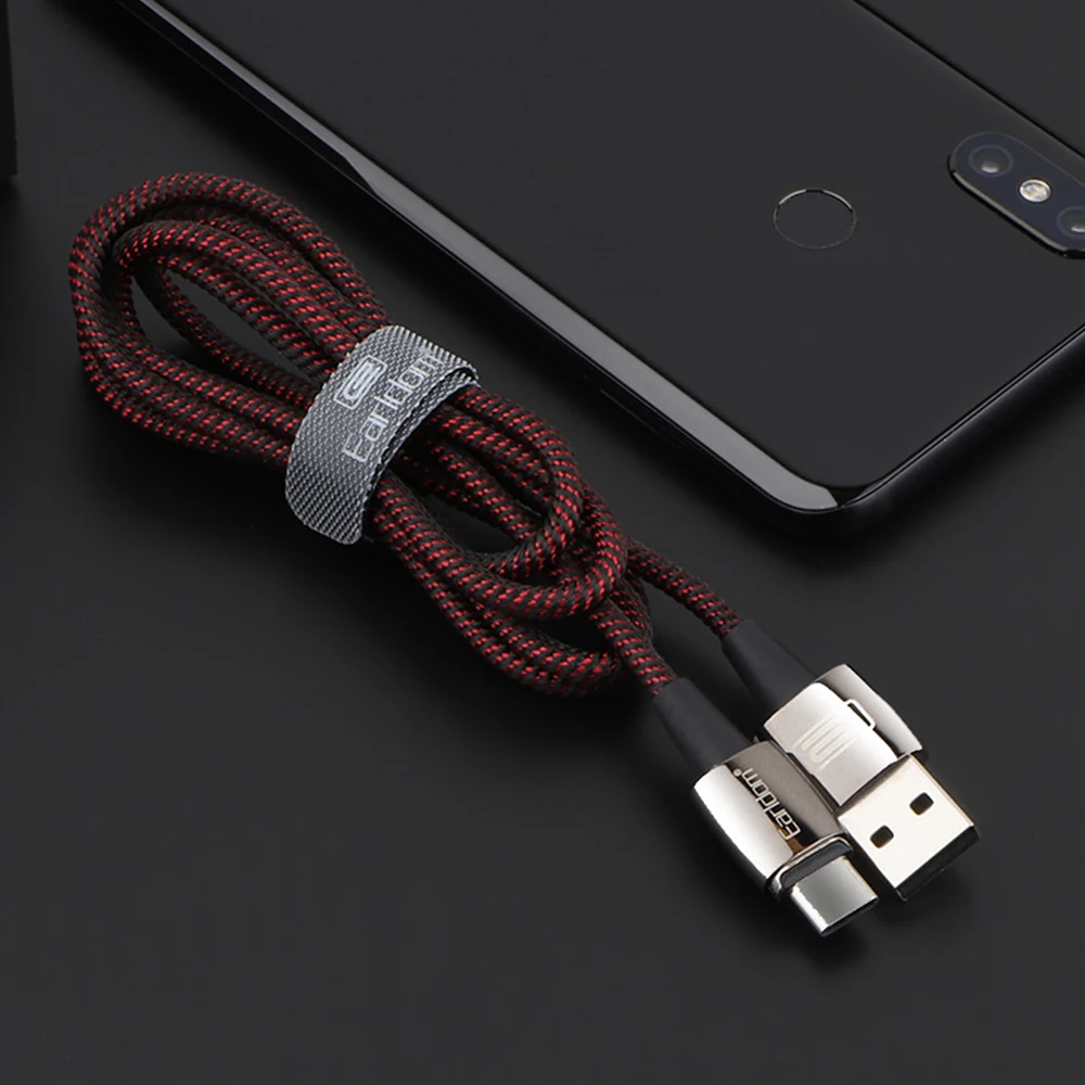 FDBRO Магнитный Micro USB кабель для телефона Быстрая зарядка данных провод шнур магнитное зарядное устройство usb type C кабель для мобильного телефона 1 м