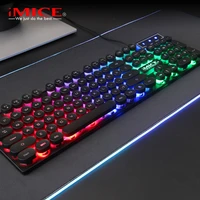 gaming mechanical keyboard blue red switch 104 key wired keyboard led usb for gamer pc laptop gaming keyboard jedi comes to life