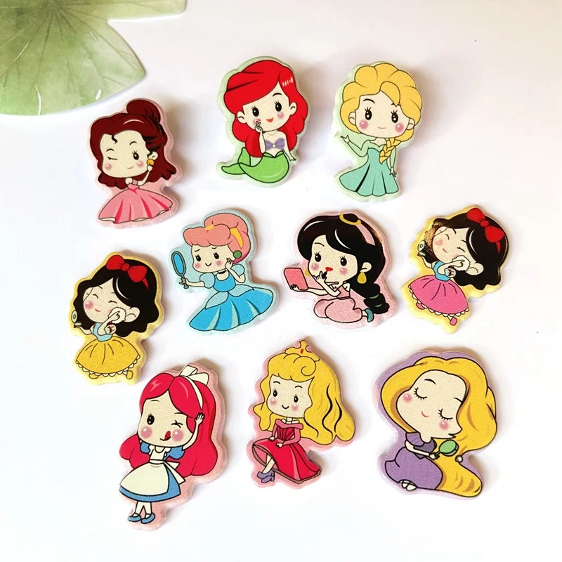 

30Pcs/lot Pink Makeup Girls Accessories Flat Back Jewelry Ornaments Mermaid DIY Wedding Scrapbook Decor Home Crafts Ornament