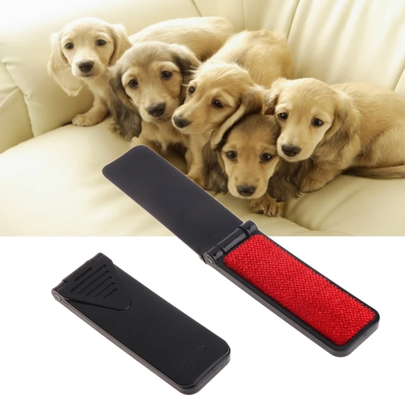 

Pet Hair Remover Mini Portable Cleaning Brush Folding For Dogs Cats Clothes Sofa