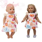 Новинка 2021 платье-Осьминог Русалка Одежда для 18-дюймовых американских кукол и 43 см Одежда для новорожденных кукол аксессуары
