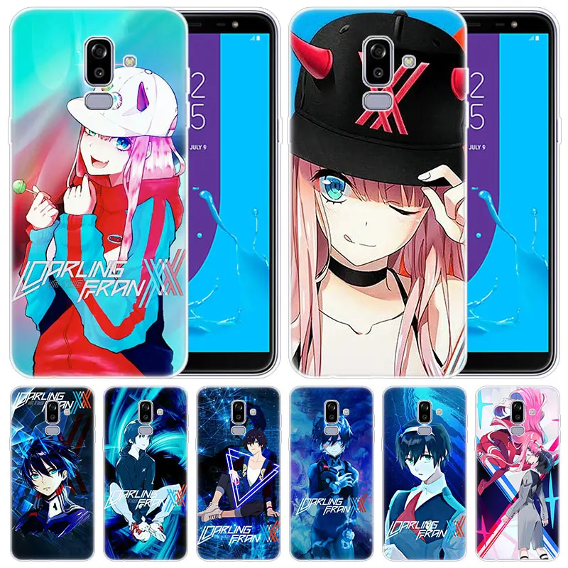 Роскошный чехол в стиле аниме дорогой FranXX Zero Two для Samsung Galaxy J8 J7 J6 J4 J2 2018 Core J3 2016 J5 2017