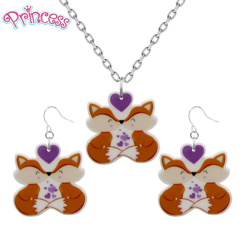 Модная Подарочная бижутерия PrinSis для девочек и детей серьги-подвески с маленьким