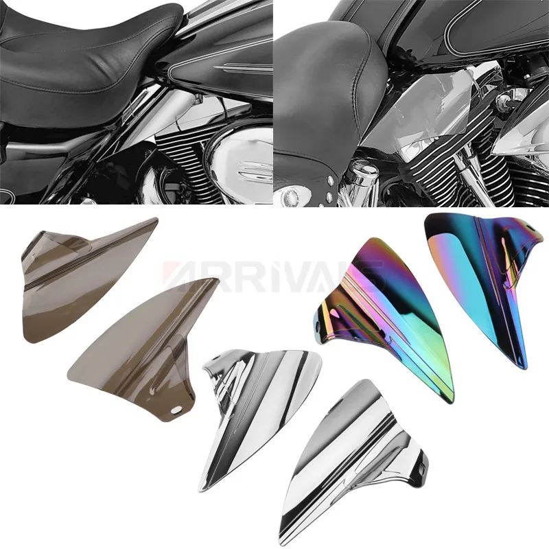 

Motorcycle Saddle Shields Heat Deflectors For Harley Electra Glides Road Glides Road Kings Street Glides & Trikes 2009-2019