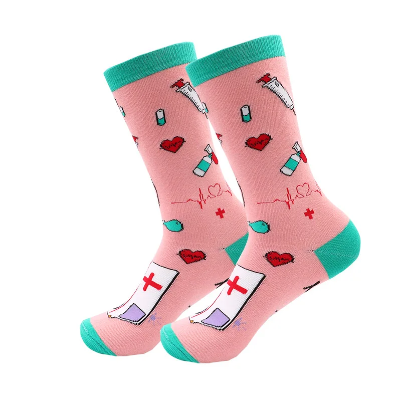 Носки женские хлопковые в стиле хип-хоп | Женская одежда