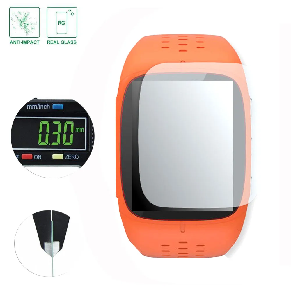 5 шт. чехол для Polar M430 Sport Smart Watch JUN-12A пленка из закаленного стекла | Электроника