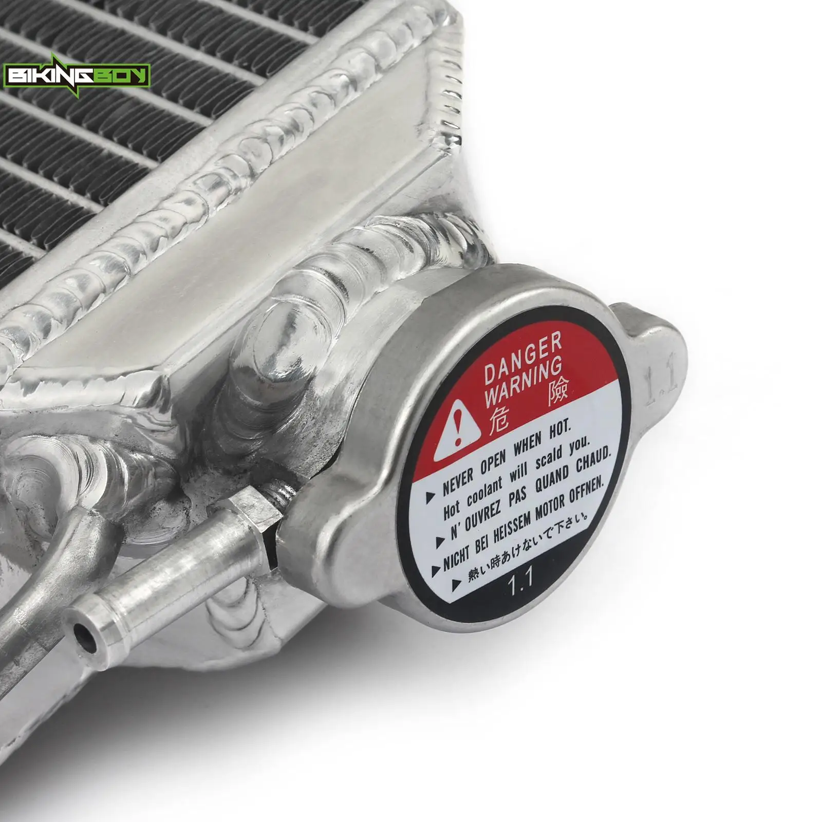 

BIKINGBOY Engine Cooling Radiator For Suzuki RMZ RM-Z 250 2013 2014 2015 2016 2017 Water Cooler Aluminium Alloy Core Left Right