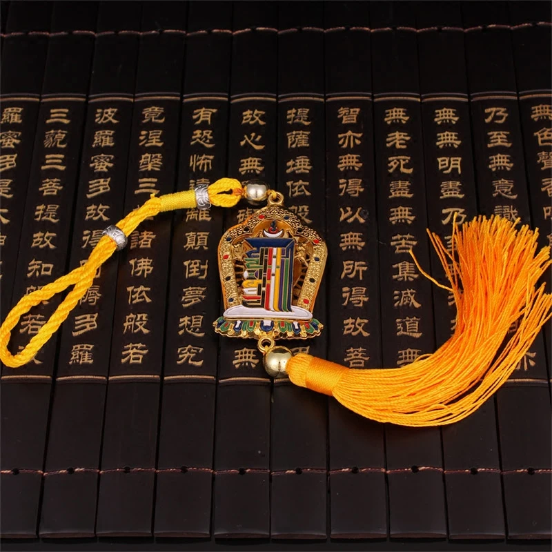 Тибетский тибетский буддийский кулон с амулетом в виде автомобиля|Статуи и