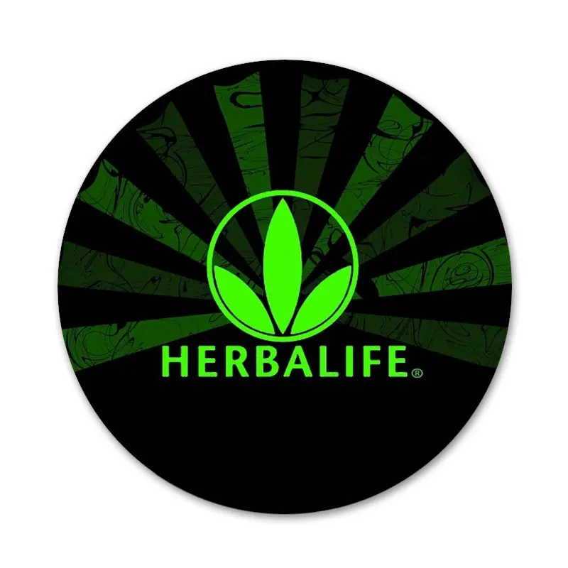 Черные и зеленые Роскошные значки Herbalife украшения броши металлические для одежды