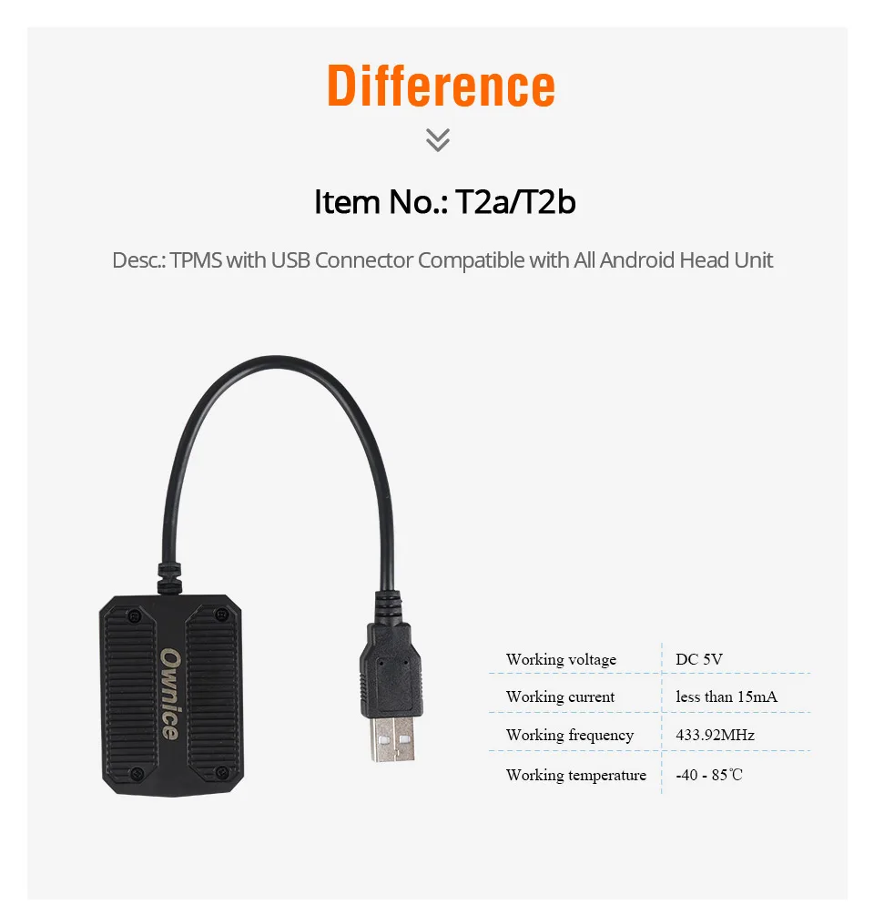 Ownice Android 8,1 USB TPMS сигнализация для контроля давления в шинах с 4 внешними/внутренними датчиками для автомобилей Радио транспортных средств