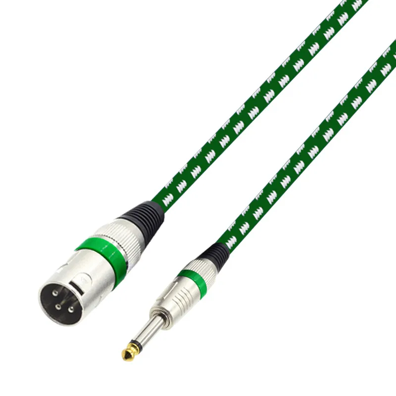 6.35mm to Canon 3Pin Male Female Microphone Amplifier Audio Mixer Colorful Extension Cable Cord DMX512 Sign 3M | Электроника