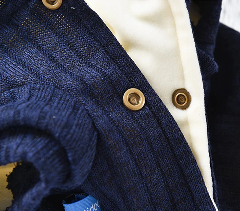 Собака Щенок платье одежда зимняя теплая кофта для детей из джинсовой ткани