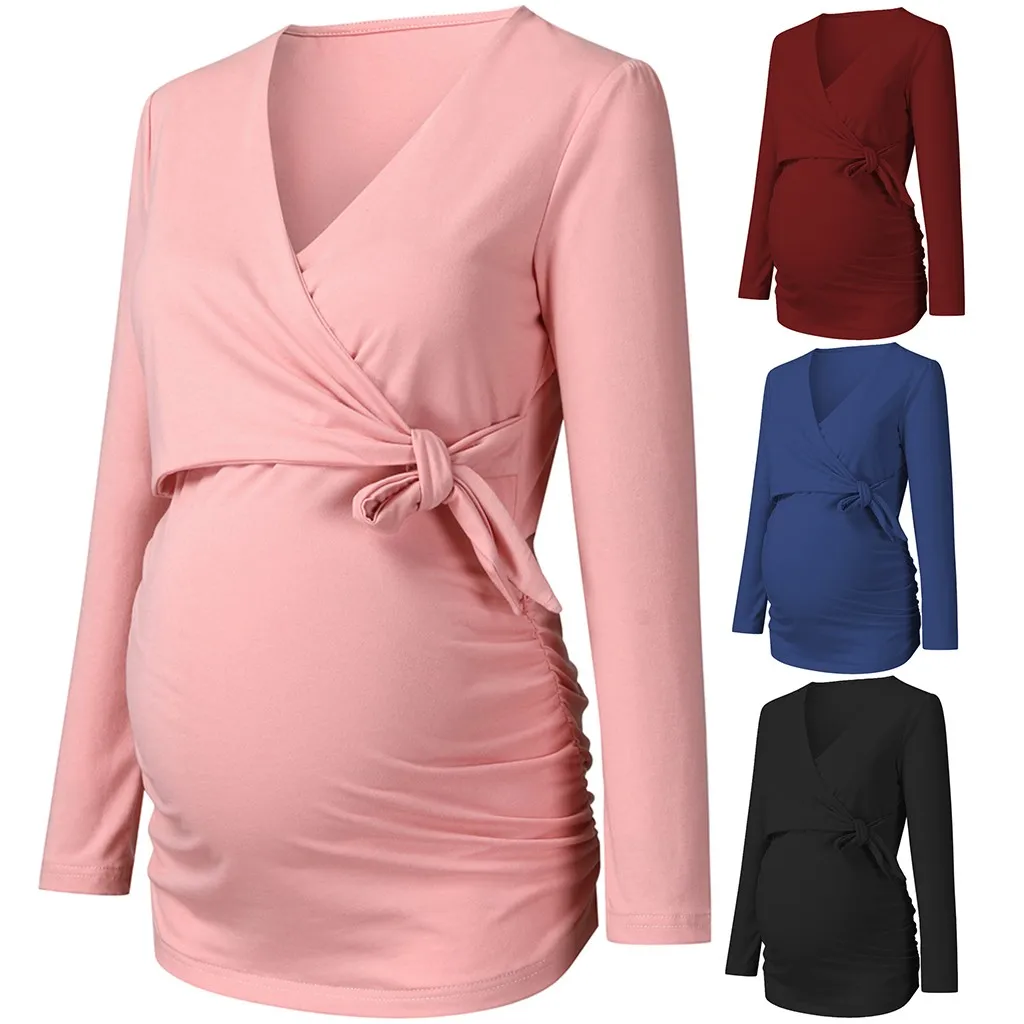 ARLONEET Одежда для беременных женская одежда осень зима повседневные футболки с