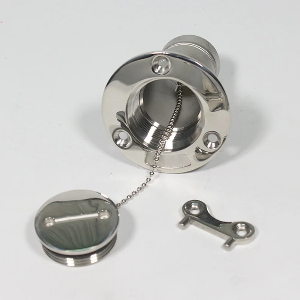 38 мм топливный бак из нержавеющей стали заполняющий порт полированный Стайлинг